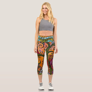 Leggings Capri Leyendas mariposa Capri de Laurie