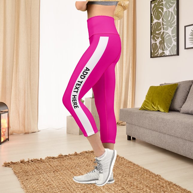Leggings Capri Leyendas personalizadas hechas por Personalizados: (Personalized Custom Made Leggings– Create Your Own Capri Leggings)
