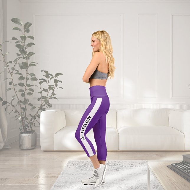 Leggings Capri Leyendas personalizadas hechas por Personalizados: (Personalized Custom Made Leggings– Create Your Own Capri Leggings)