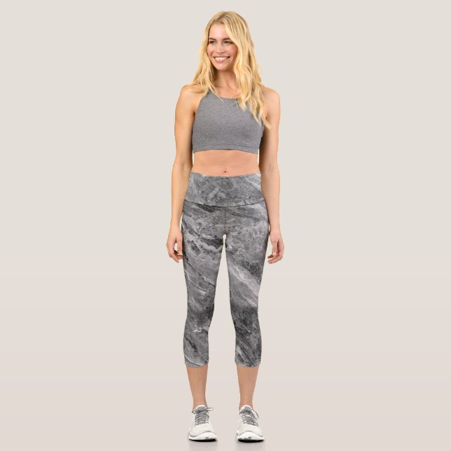Leggings Capri Leyendas que abren sus curvas a la derecha (Anverso)