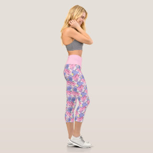 Leggings Capri Lílago rosa activo de Memphis 80