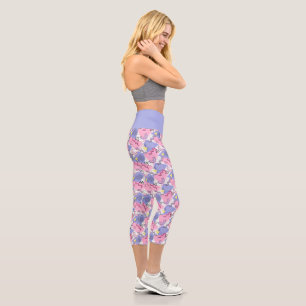 Leggings Capri Lílago rosa activo de Memphis 80