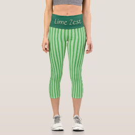 LEGGINGS CAPRI “LIME ZEST” DE JEANIE DEE: PERSONALIZA LA CINTURA