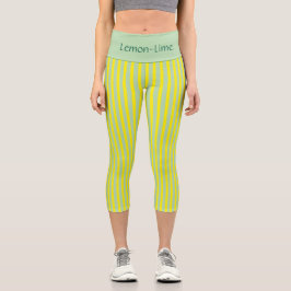 LEGGINGS CAPRI “LIMÓN-LIMA” DE JEANIE DEE, CINTURA ALTA PERSONALI