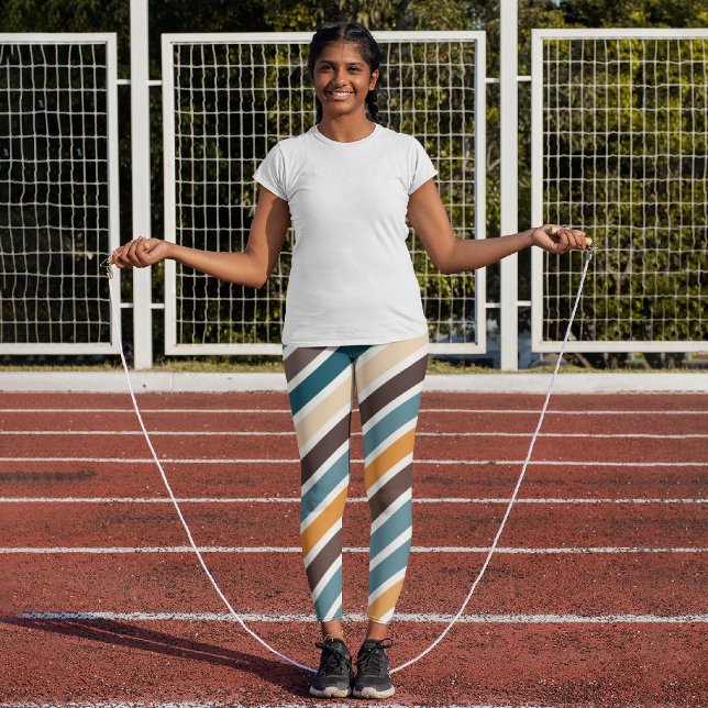Leggings Capri Líneas de vintage (Subido por el creador)
