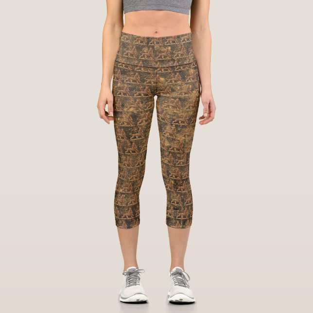 Leggings Capri Lion of Judah - Empire of Ethiopia - Africa Power (Anverso)