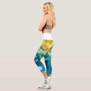 Leggings Capri LLUVIA DE AGUA DE ALTO DESPERDICIO Capris