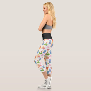 Leggings Capri Los animales felicitan el cumpleaños de los niños
