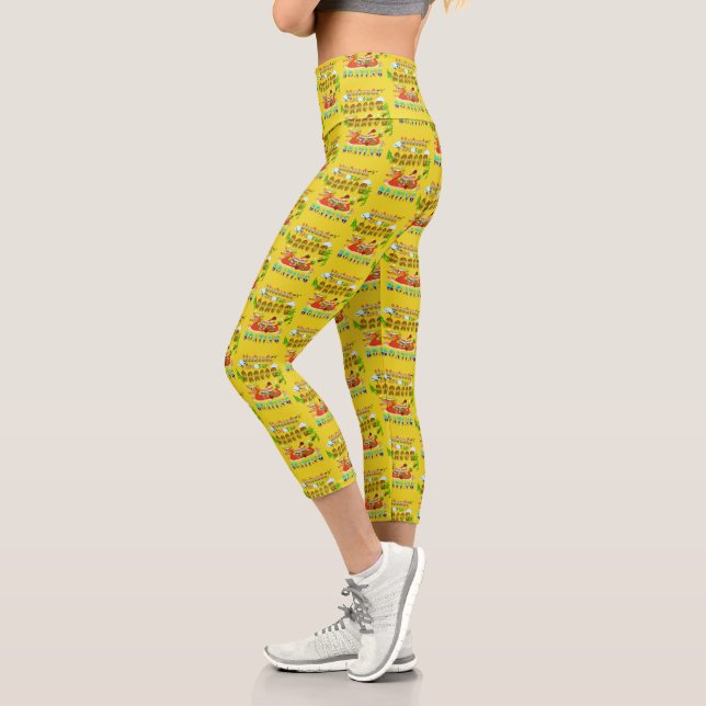 Leggings Capri Los Fines De Semana Son Para Bote Dragón (Izquierda)