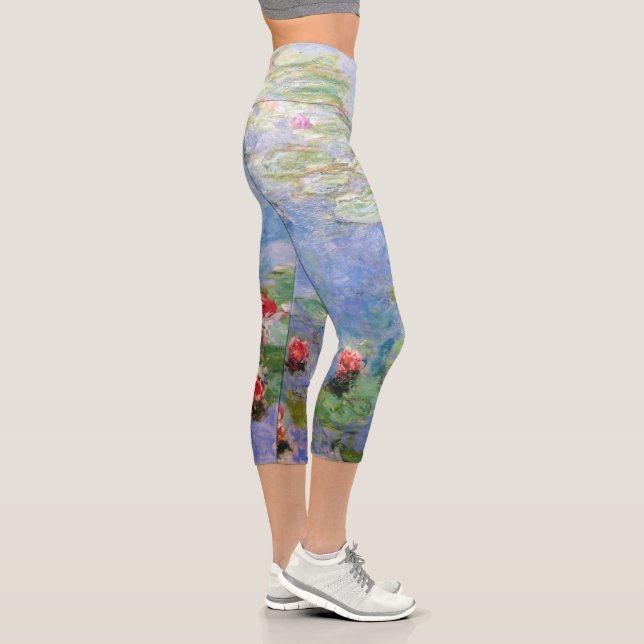Leggings Capri Los lirios de agua de Claude Monet (Derecha)