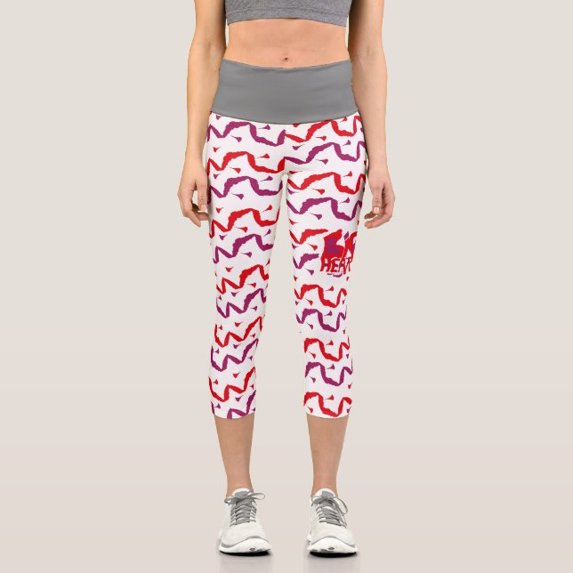 Leggings Capri Love.Big heart/Corazon Grande love by Masanser pix (Anverso)