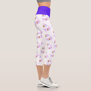 Leggings Capri LOVE ECHO - Comic Birds Tweetlercools 3