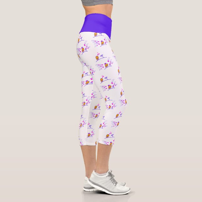 Leggings Capri LOVE ECHO - Comic Birds Tweetlercools 3 (Derecha)