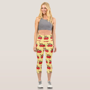 Leggings Capri Lover Sparrow Orgánico come tomate rojo