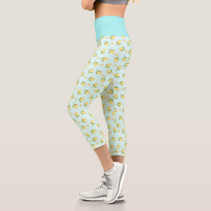 Leggings Capri Lttle Lemon Azul Claro