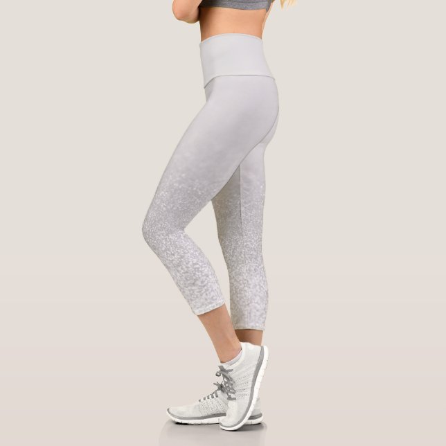 Leggings Capri Luces de Purpurina plateado (Izquierda)