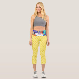Leggings Capri Lunares amarillos RUPYDETEQUILA