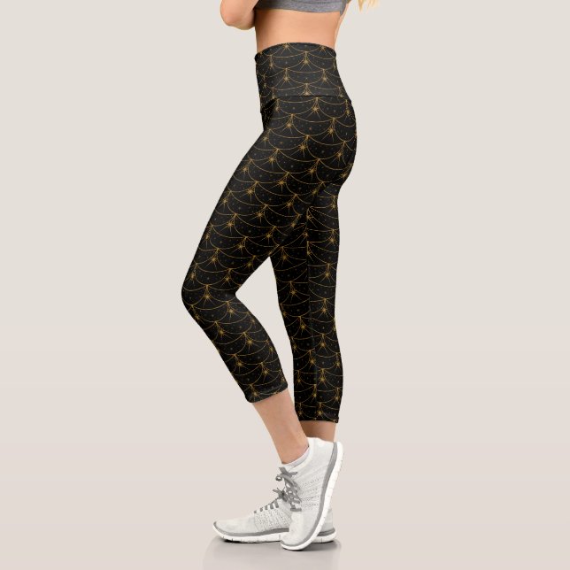 Leggings Capri Lunas y estrellas de alta legión capri (Izquierda)