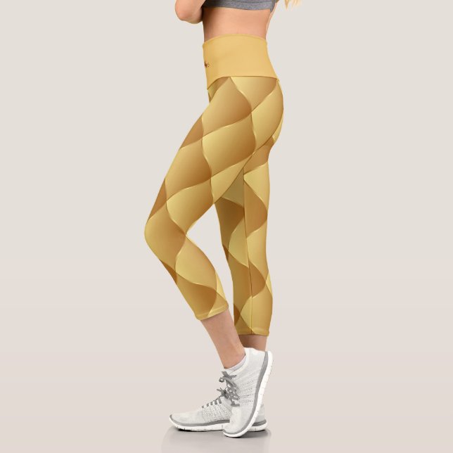 Leggings Capri Luxury Soft Gold (Izquierda)