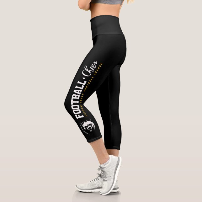 Leggings Capri LYFL | Black femenino de fútbol lassen  (Izquierda)