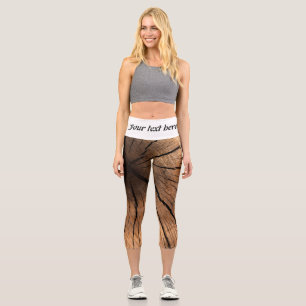 Leggings Capri Madera antigua