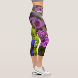 Leggings Capri Magia exquisita de las flores #1