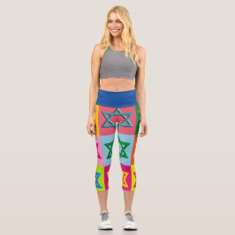 Leggings Capri Maguen David Pop ARt