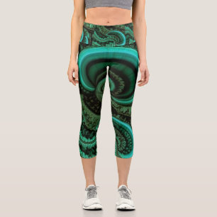 Leggings Capri Malaquita fractal1