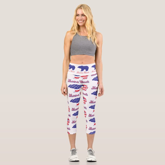 Leggings Capri Mama Bear (Anverso)