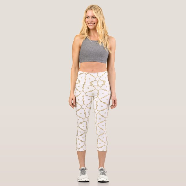 Leggings Capri Mandala de lujo 52 (Anverso)
