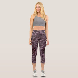 Leggings Capri Mandala de rosa