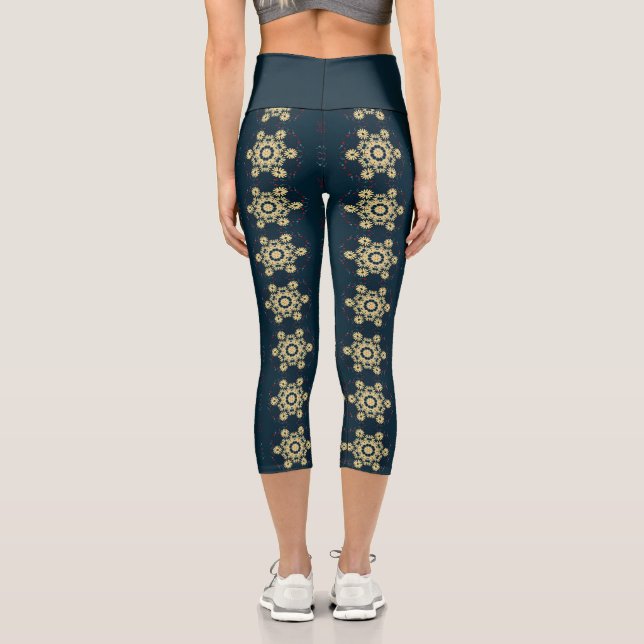 Leggings Capri Mandala de Sueños de Margarita (Reverso )