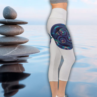 Leggings Capri Mandala nocturna estelar