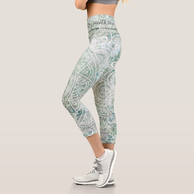 Leggings Capri Mandala Spa Bohemia Verdor Espiritual (Izquierda)