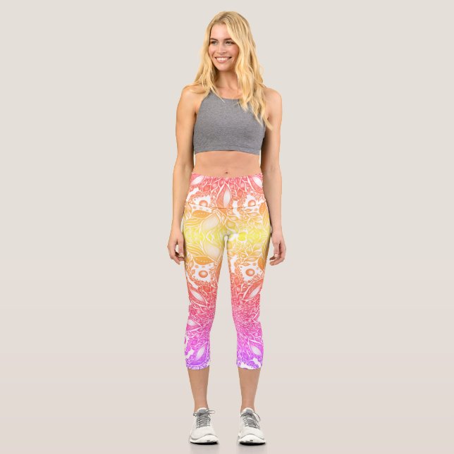 Leggings Capri Mandalina arcoiris (Anverso)