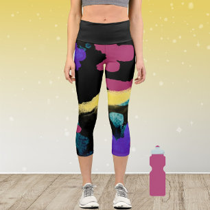 Leggings Capri Mano pintada