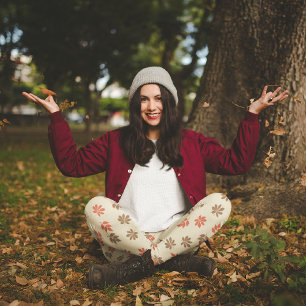 Leggings Capri Maple Ash Leaves