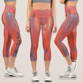 Leggings Capri Maravilloso Puerto Vallarta Sunset Sky 1490