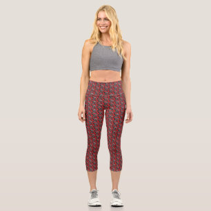 Leggings Capri Marchosias Cola de Serpiente Criatura Lobo