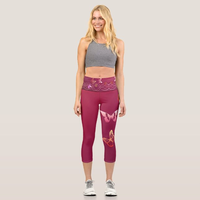 Leggings Capri Mariposas (Anverso)