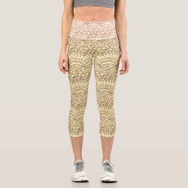 Leggings Capri Marrón
