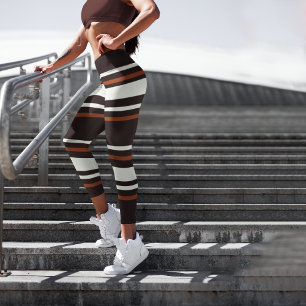 Leggings Capri Marrón clásico