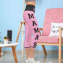 Leggings Capri Mascotas personales masas gatos capris de alto der