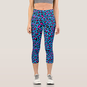 Leggings Capri medias capri de leopardo