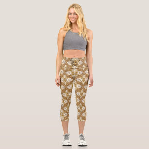 Leggings Capri Medias Capri Golden Baroque