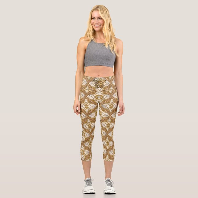 Leggings Capri Medias Capri Golden Baroque (Anverso)