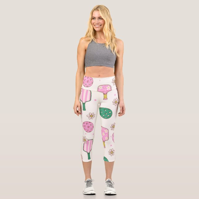 Leggings Capri Medias de pickleball (Anverso)