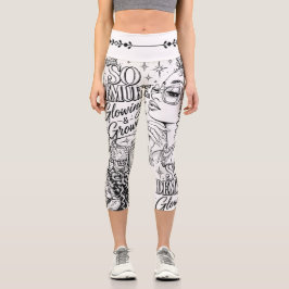 Leggings Capri Medias Largas Capri de Cintura Alta So Demure™ DIY