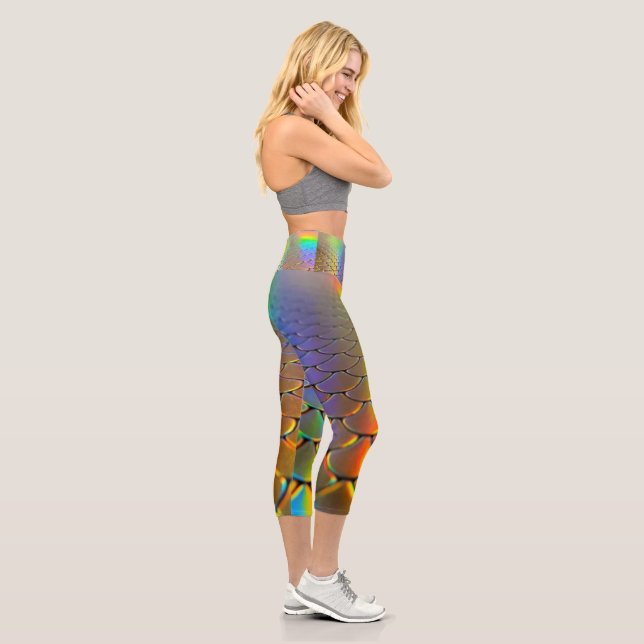 Leggings Capri Medias Mermaid Rainbow Capri (Derecha)