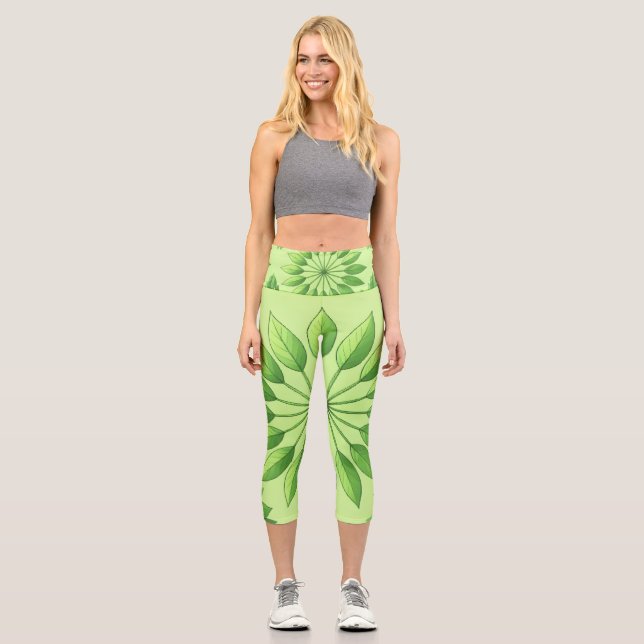 Leggings Capri Medicina de Plantas (Anverso)